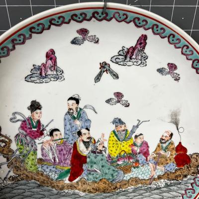 Chinese  Rose Famille Platter 