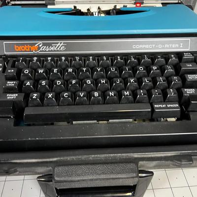 Brother Cassette Working Electric Portable Typewriter. 