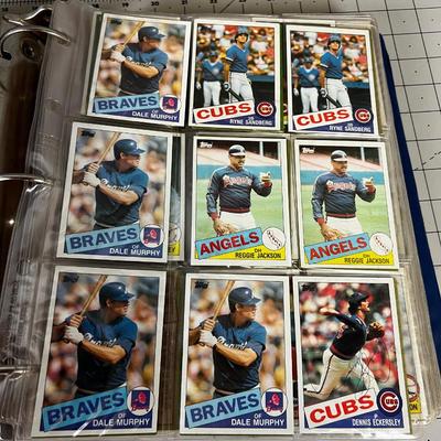 1985 to 1986 Baseball Card Set 
