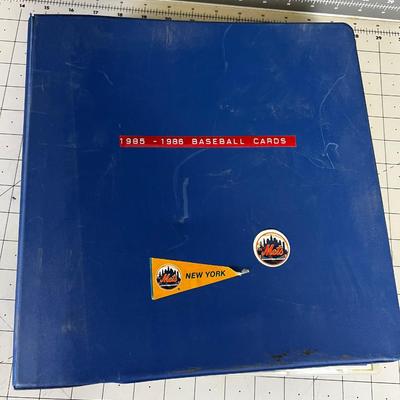 1985 to 1986 Baseball Card Set 