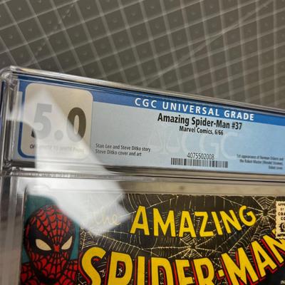 Graded at a 5;  Amazing Spider Man Comic