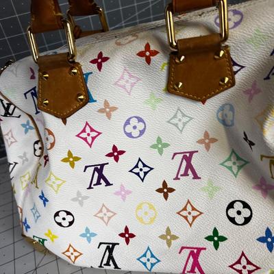 Louis Vuitton Monogram Multicolor Speedy Boston Travel