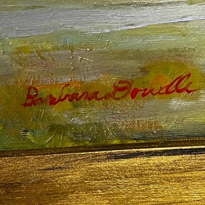 Oil  On Canvas, By Barbara Douville ? Utah Artist Framed 