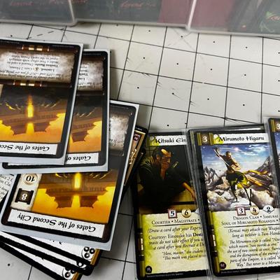 Tub Full of Legends of the 5 Rings Cards