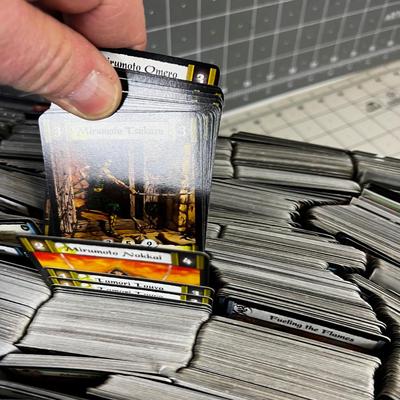 Tub Full of Legends of the 5 Rings Cards