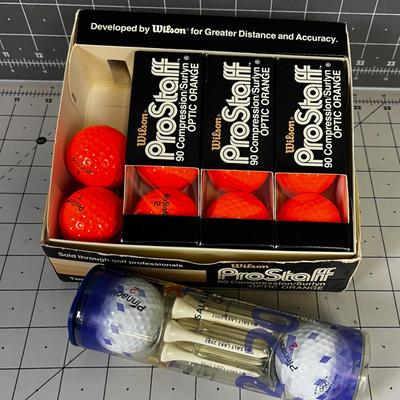 Prostaff and Olympic Golf Balls 