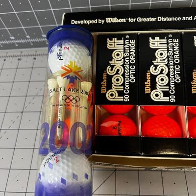 Prostaff and Olympic Golf Balls 