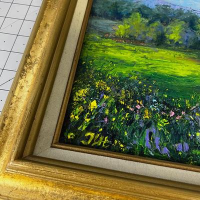 Julia Utiasheva Artist of Shades of Green Painting 