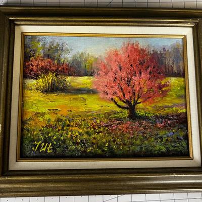 Julia Utiasheva Artist of Flowering Cherry Painting 