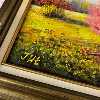 Julia Utiasheva Artist of Flowering Cherry Painting 