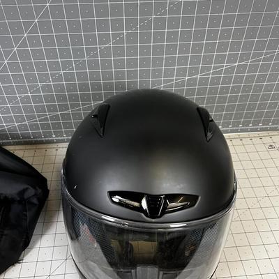 Typhoon Helmet Mat Black Color