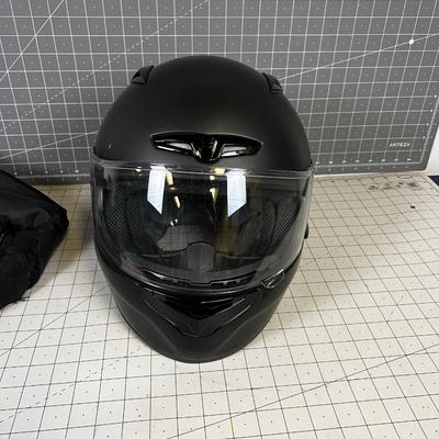 Typhoon Helmet Mat Black Color