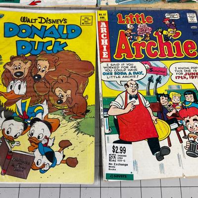 Mixed Group (10)  of Disney Vintage and Popeye etc. Comics
