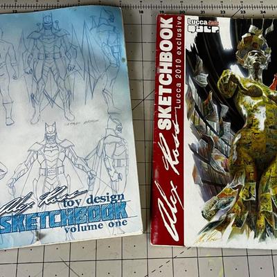 2 Alex Ross Sketch Book Comics