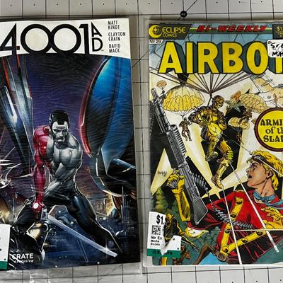 2 Comics; 4001 AD and Airbot 