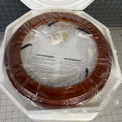 6 Wooden Display Rings for Collector Plates. 