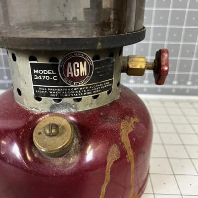 Red Vintage Lantern Model 3470C 