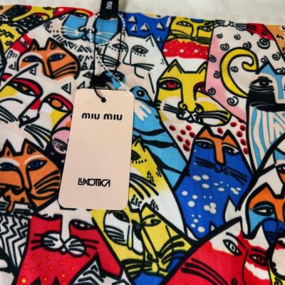 Miu Miu Exotica Silk Scarf 