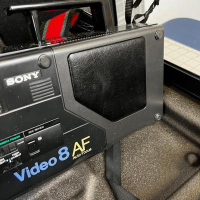 Sony Video Camera in the Case