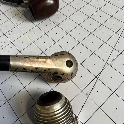 3 Vintage Tabaco Pipes 