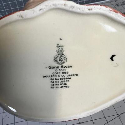 Royal Doulton Toby Bug Titled GONE AWAY! 