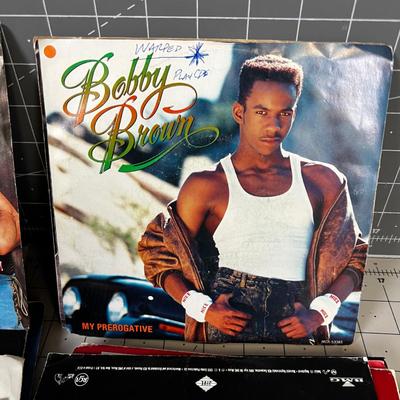 Massive Collection of Rock 45's with Picture Sleeves