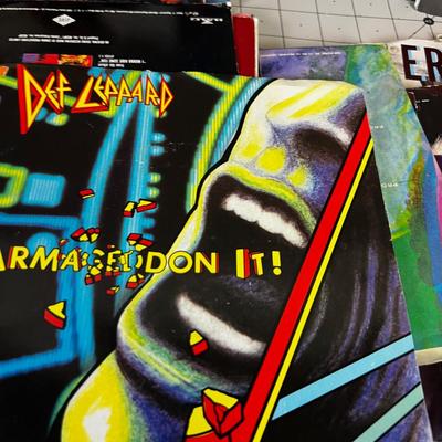 Massive Collection of Rock 45's with Picture Sleeves