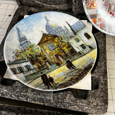 5 Collector Plates Limoges in Foam boxes 