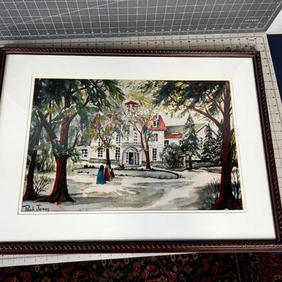 Watercolor Titled: Winterest by Paul James