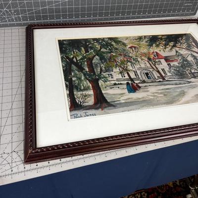 Watercolor Titled: Winterest by Paul James