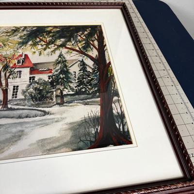 Watercolor Titled: Winterest by Paul James