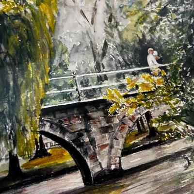 Watercolor, NOT Titled but maybe a Print by Paul James