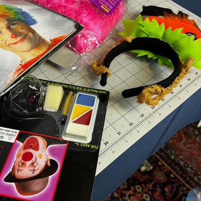 Halloween Costume Items: Wigs, Hats, Glasses