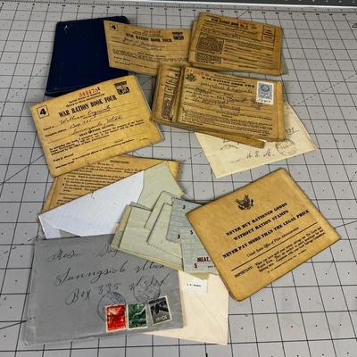 War Ration Books, Several OLD form WWII Era