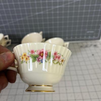 LENOX Sonnet Pattern Made in USA Tea Cups (16) 