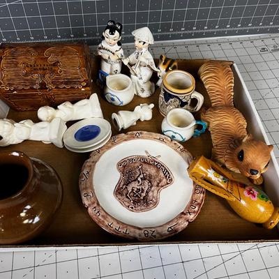 Tray of Knic-Knac's Ceramics FUN!!