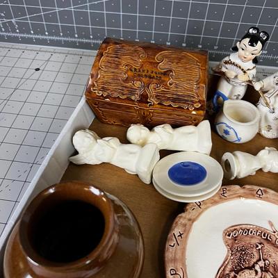 Tray of Knic-Knac's Ceramics FUN!!