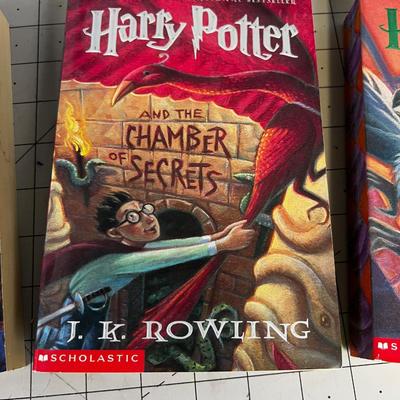 First 3 Harry Potter Books, First Edition Paperbacks 