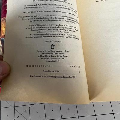 First 3 Harry Potter Books, First Edition Paperbacks 