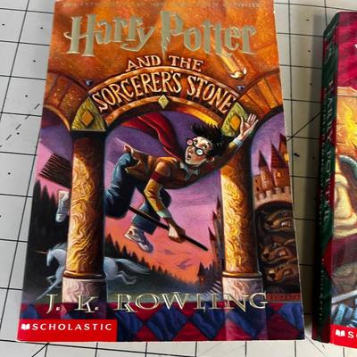 First 3 Harry Potter Books, First Edition Paperbacks 
