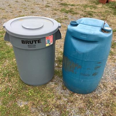 135 Poly Drum Barrel & Brute Waste Bin