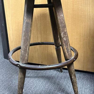 Vintage Round Stop Swivel Counter Stool Chair