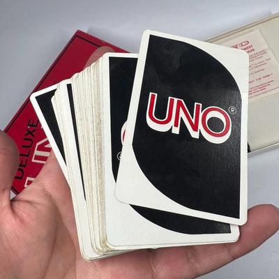 Retro Uno Deluxe Card Came with Score Pad