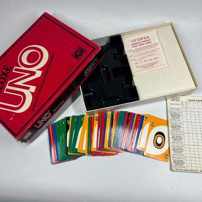 Retro Uno Deluxe Card Came with Score Pad