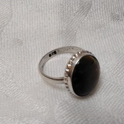 Big Beautiful Tiger Eye 925 Ring Size 8.5