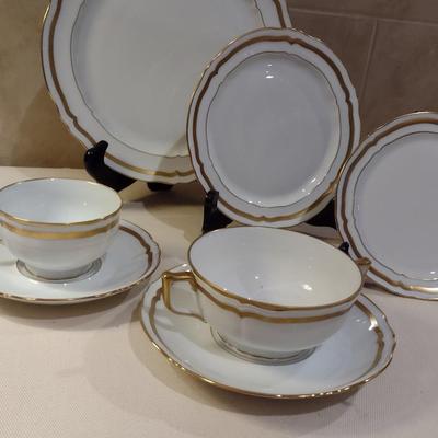 A, Raynaud Limoges Ceralene China Set - Approx 63 Pieces