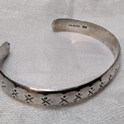 Heavy Beautiful Mexico 925 Bracelet