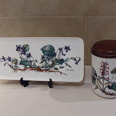 Villeroy & Boch Botanica Kitchenware Plate and Canister