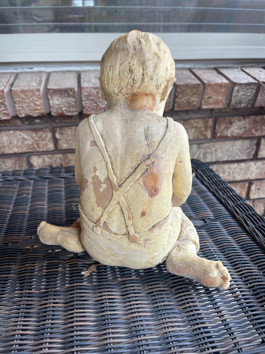 Little boy statue 12” high
