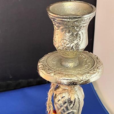 NEW RUSTIC-LOOK CANDLESTICK